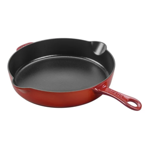 Staub Traditional Deep Frypan 28cm Cherry Red Staub