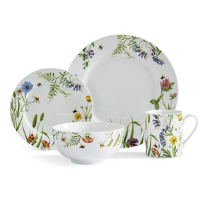 Portmeirion Bumble Bee Dinnerware 16pc Set