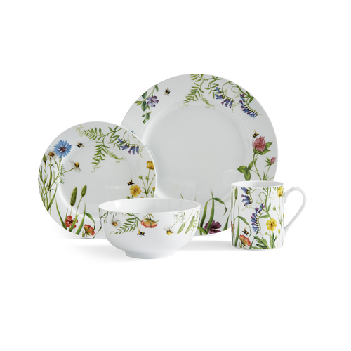 Portmeirion Bumble Bee Dinnerware 16pc Set Portmeirion Bumble Bee Dinnerware 16pc Set