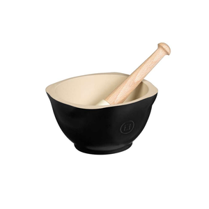Emile Henry Emile Henry Mortar & Pestle Truffle Black