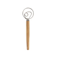 Olive Wood Dough Whisk