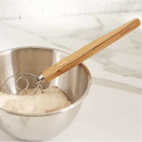 Endurance Olive Wood Dough Whisk
