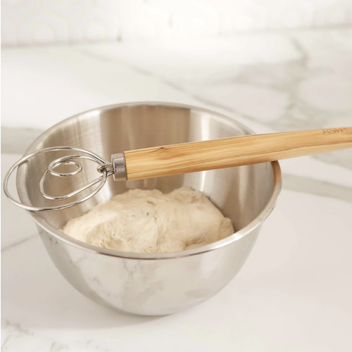 Endurance Olive Wood Dough Whisk