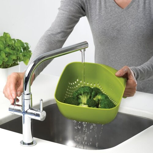 Joseph Joseph Joseph Joseph Square Stackable Colander Green