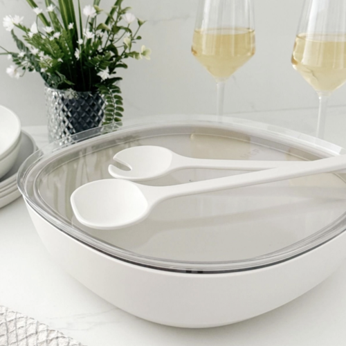 MEPAL Silueta Serving Bowl With Lid Cream