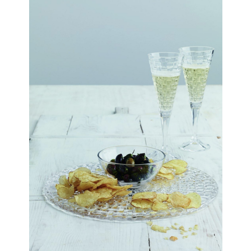 Nachtmann Bossa Nova Cake Plate Chip N Dip No Dome