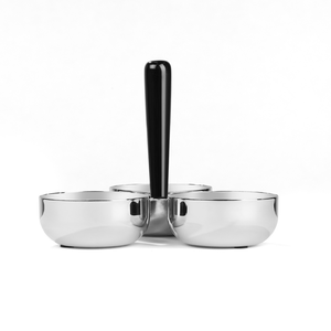 Nambe Circa Divided Nut Bowl