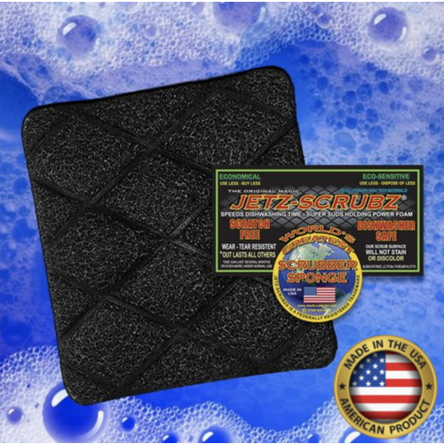 Jetz Scrubz The Original Magic Jetz Scrubber Sponge Rectangle