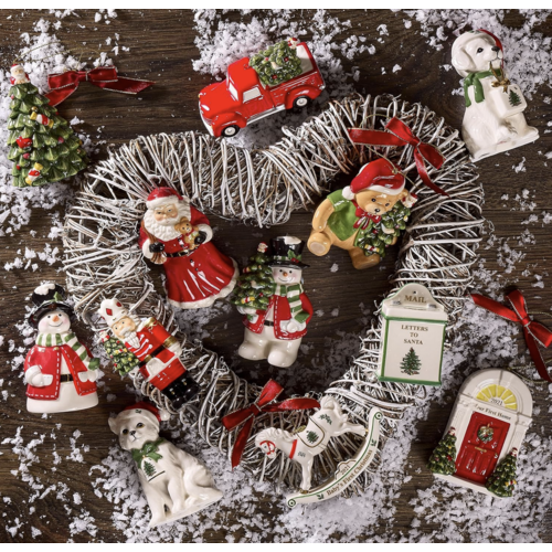 Spode Christmas Tree Bringing Home the Tree Ornament Spode Christmas Tree Bringing Home the Tree Ornament