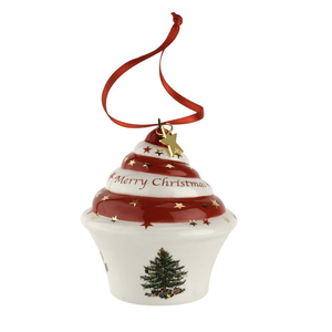 Spode Christmas Tree Cupcake Ornament Spode Christmas Tree Cupcake Ornament