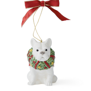 Spode Christmas Tree French Bulldog Ornament Spode Christmas Tree French Bulldog Ornament