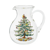 Christmas Tree Glass Pitcher 3.4L