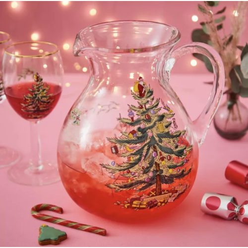 Spode Christmas Tree Glass Pitcher 3.4L Spode Christmas Tree Glass Pitcher 3.4L
