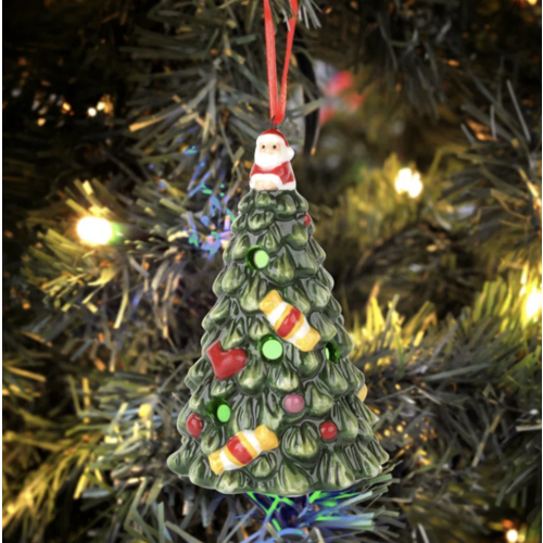 Spode Christmas Tree Multi Colour LED Tree Ornament Spode Christmas Tree Multi Colour LED Tree Ornament