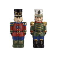 Christmas Tree Nutcracker Salt and Pepper Set