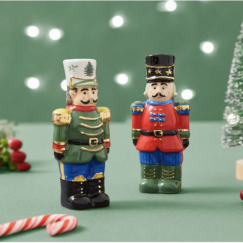 Spode Christmas Tree Nutcracker Salt and Pepper Set Spode Christmas Tree Nutcracker Salt and Pepper Set
