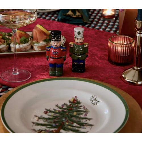 Spode Christmas Tree Nutcracker Salt and Pepper Set Spode Christmas Tree Nutcracker Salt and Pepper Set