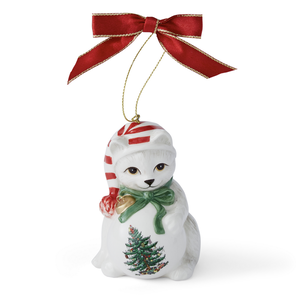 Spode Christmas Tree Playful Kitten Ornament Spode Christmas Tree Playful Kitten Ornament