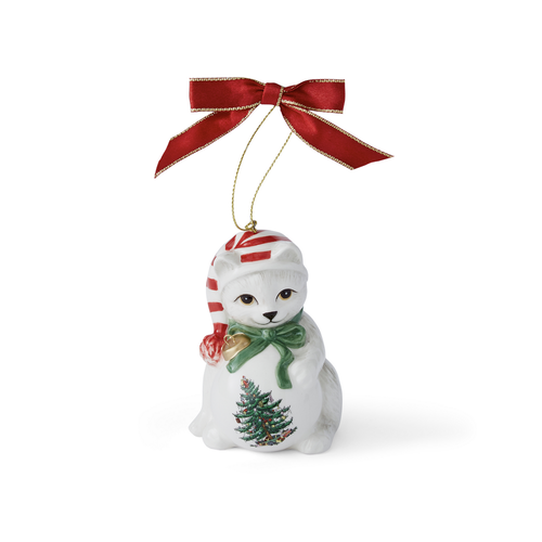 Spode Christmas Tree Playful Kitten Ornament Spode Christmas Tree Playful Kitten Ornament