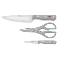 Gourmet Grey 3 pc Prep Knife Set