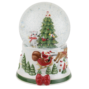 Spode Christmas Tree Rudolph Snow Globe Spode Christmas Tree Rudolph Snow Globe