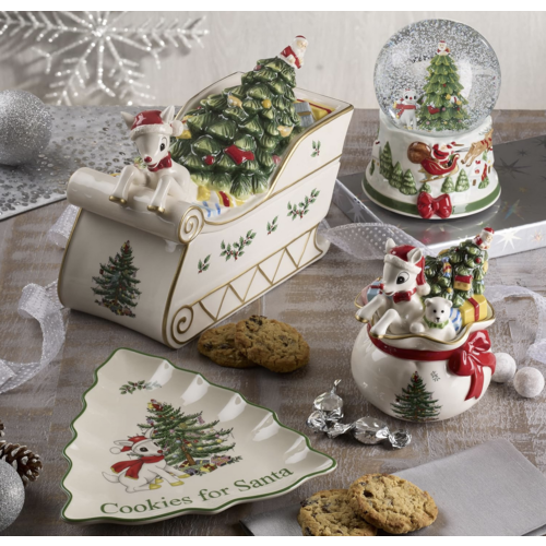 Spode Christmas Tree Rudolph Snow Globe Spode Christmas Tree Rudolph Snow Globe