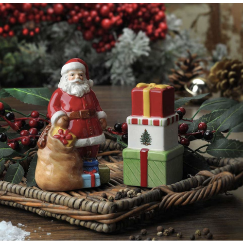 Spode Christmas Tree Santa & Gift Salt and Pepper Set Spode Christmas Tree Santa & Gift Salt and Pepper Set