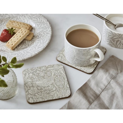 Pimpernel Coasters Pure Morris Strawberry Thief Set of 6