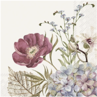 Napkin Lunch Paper Belles Fleurs Cream