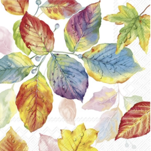 IHR Napkin Lunch Paper Colourful Leaves