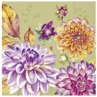 Napkin Lunch Paper Dahlina Green