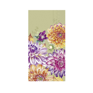 IHR Guest Napkin Paper Dahlina Green