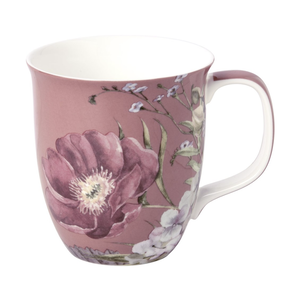 IHR Mug Bone China Belle Fleurs Old Rose