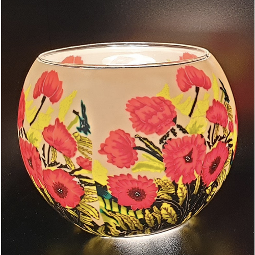 Benaya Handcrafted Art Decor Light Glass Classic Poppies
