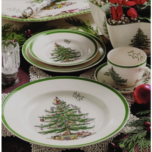 Spode Christmas Tree Salad Plate Spode Christmas Tree Salad Plate