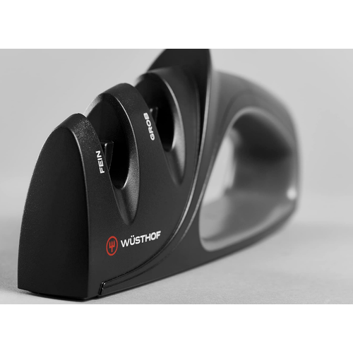Wusthof WUSTHOF Knife Sharpener 2 Stage Black Handle