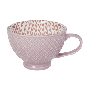 Now Designs Latte Mug Stamped Mauve
