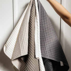 Linenway Tea Towel Waffle Jacki Ivory