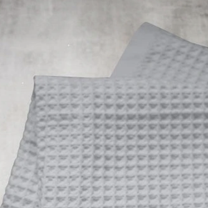 Linenway Tea Towel Waffle Jacki Light Grey