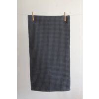 Tea Towel Waffle Jacki Dark Grey