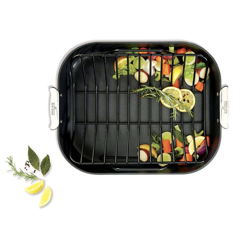 All Clad HA1 Grey Roaster Non Stick 25 lb Turkey