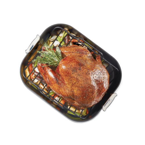 All Clad HA1 Grey Roaster Non Stick 25 lb Turkey