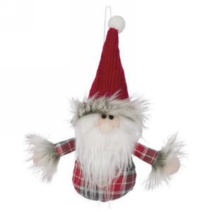 Ornament Santa in Plaid Ornament Santa in Plaid