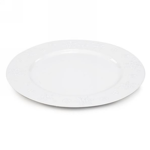 Charger Plate with Snowflakes Charger Plate with Snowflakes