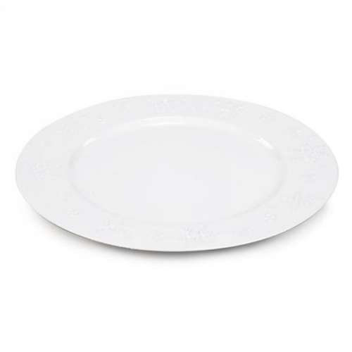 Charger Plate with Snowflakes Charger Plate with Snowflakes