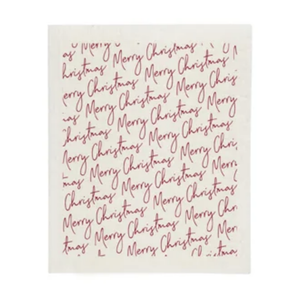Harman Swedish Cloth Merry Christmas Script