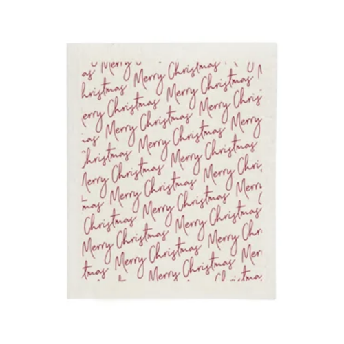 Harman Swedish Cloth Merry Christmas Script Harman Swedish Cloth Merry Christmas Script