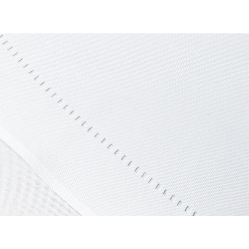 Harman Hemstitch Tablecloth 70 Round White