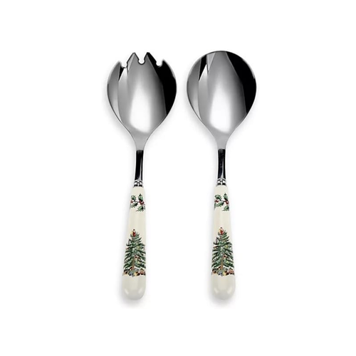 Spode Christmas Tree Salad Servers Spode Christmas Tree Salad Servers