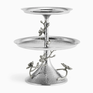 Michael Aram White Orchid 2-Tier Server